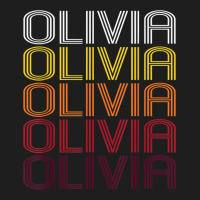 Olivia Retro Wordmark Pattern   Vintage Style T Shirt Classic T-shirt | Artistshot