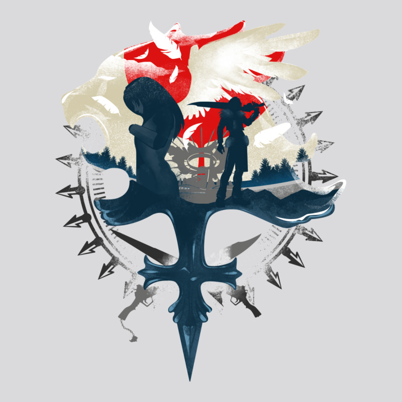 Final Fantasy Viii   Gunblades And Angels Women's Triblend Scoop T-shirt by togkszosimed | Artistshot