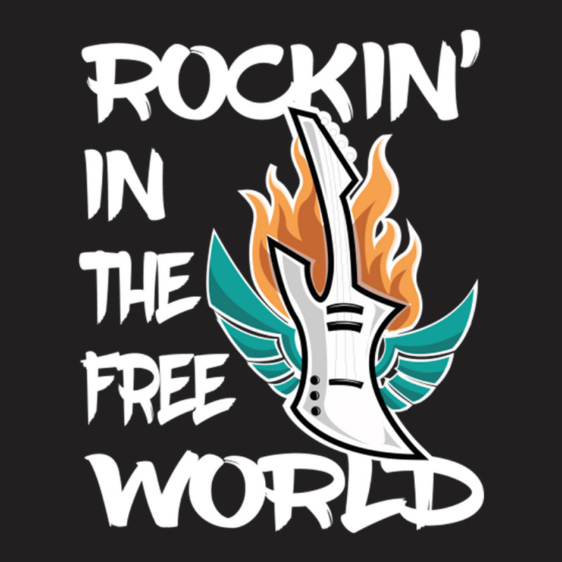 Rockin' In The Free World T-shirt | Artistshot