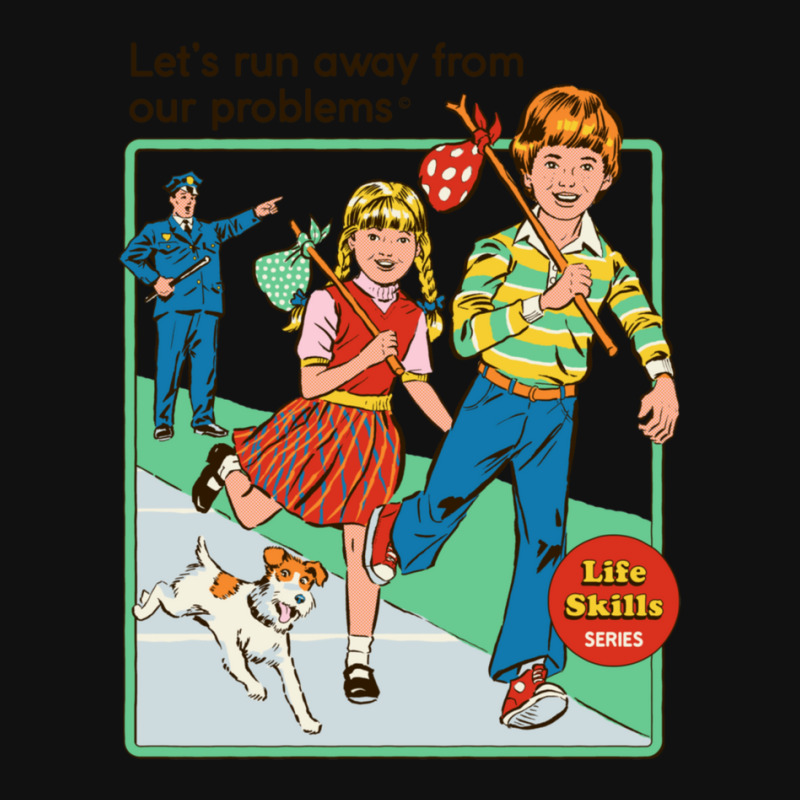 Let's Run Away Graphic T-shirt by AllenSCrowley | Artistshot