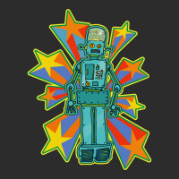 Super Cool Blue Robot With Shooting Stars Exclusive T-shirt | Artistshot