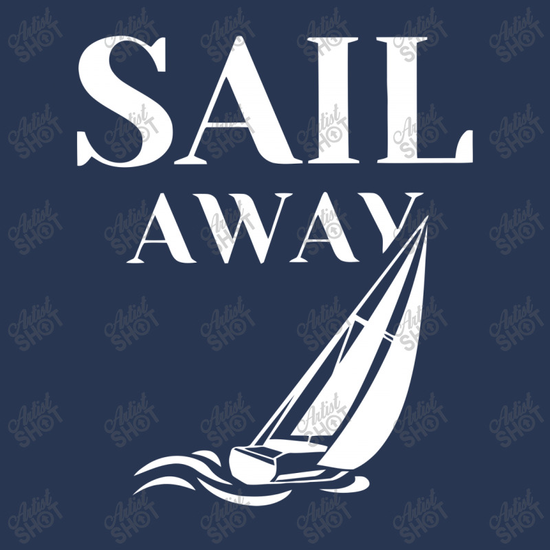 Sail Away Sailboat Funny Men Denim Jacket | Artistshot