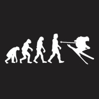 Skiing T  Shirt Skiing Evolution Gift T  Shirt T-shirt | Artistshot