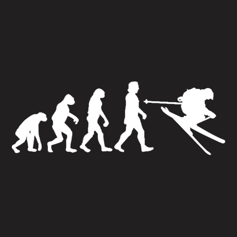 Skiing T  Shirt Skiing Evolution Gift T  Shirt T-shirt | Artistshot