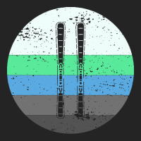 Skiing T  Shirt Skiing Retro Ski 3/4 Sleeve Shirt | Artistshot