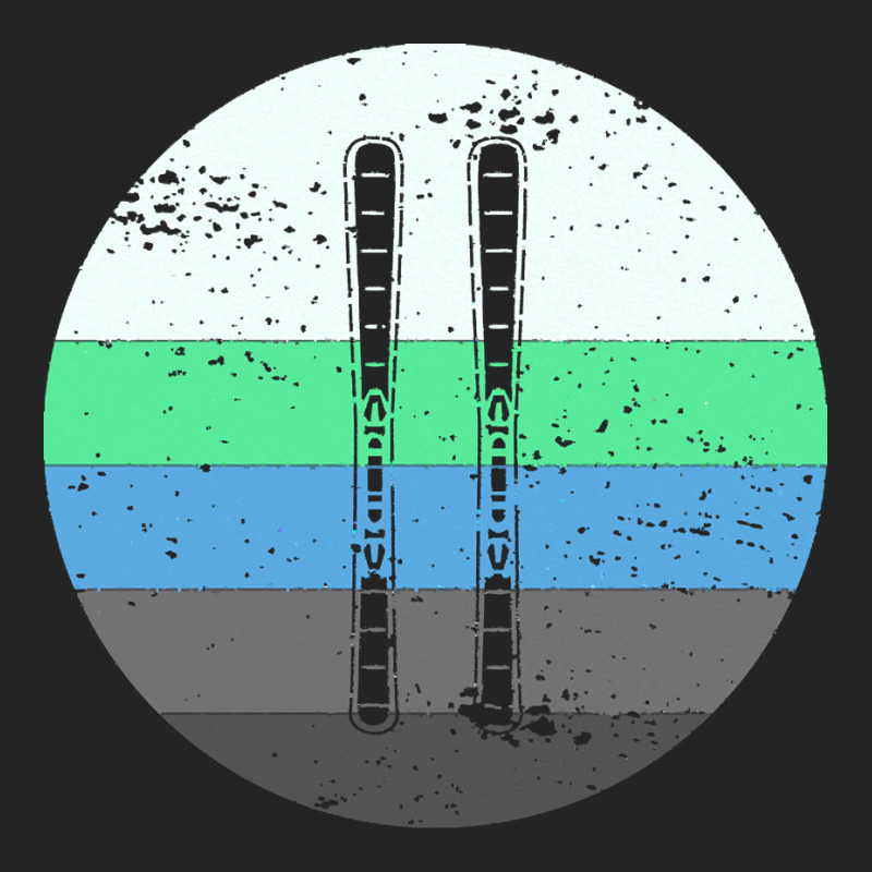 Skiing T  Shirt Skiing Retro Ski 3/4 Sleeve Shirt | Artistshot