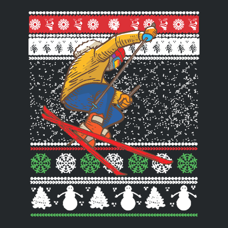 Skiing T  Shirt Skiing Ugly Christmas T  Shirt Crewneck Sweatshirt | Artistshot