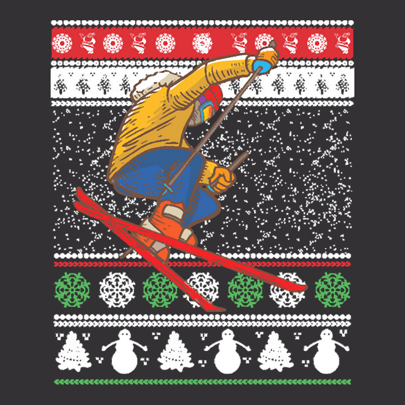 Skiing T  Shirt Skiing Ugly Christmas T  Shirt Vintage Short | Artistshot