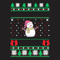 Snowman T  Shirt Snowman Ugly Christmas T  Shirt T-shirt | Artistshot