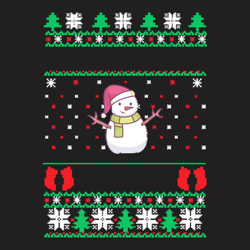 Snowman T  Shirt Snowman Ugly Christmas T  Shirt T-shirt | Artistshot