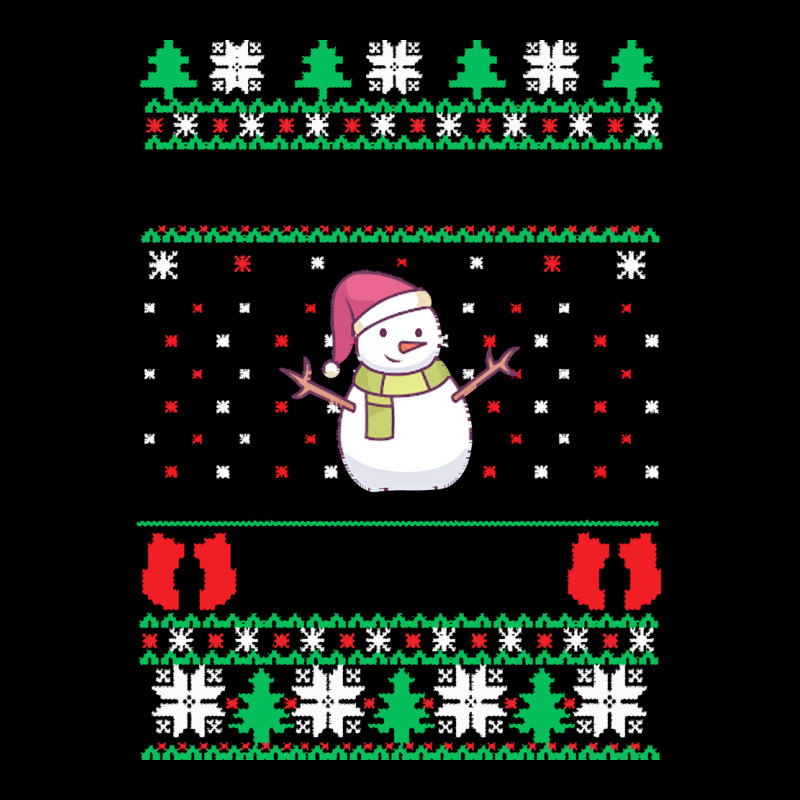 Snowman T  Shirt Snowman Ugly Christmas T  Shirt Men's Long Sleeve Pajama Set | Artistshot