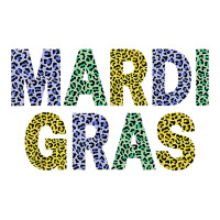 Funny Mardi Gras Carnival Parade Purple Green Gold Leopard T Shirt Crop Top | Artistshot