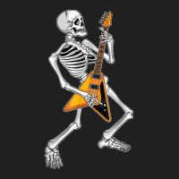 Skeleton Playing Guitar Cool Rock Guitarist Gift Fan T-shirt | Artistshot