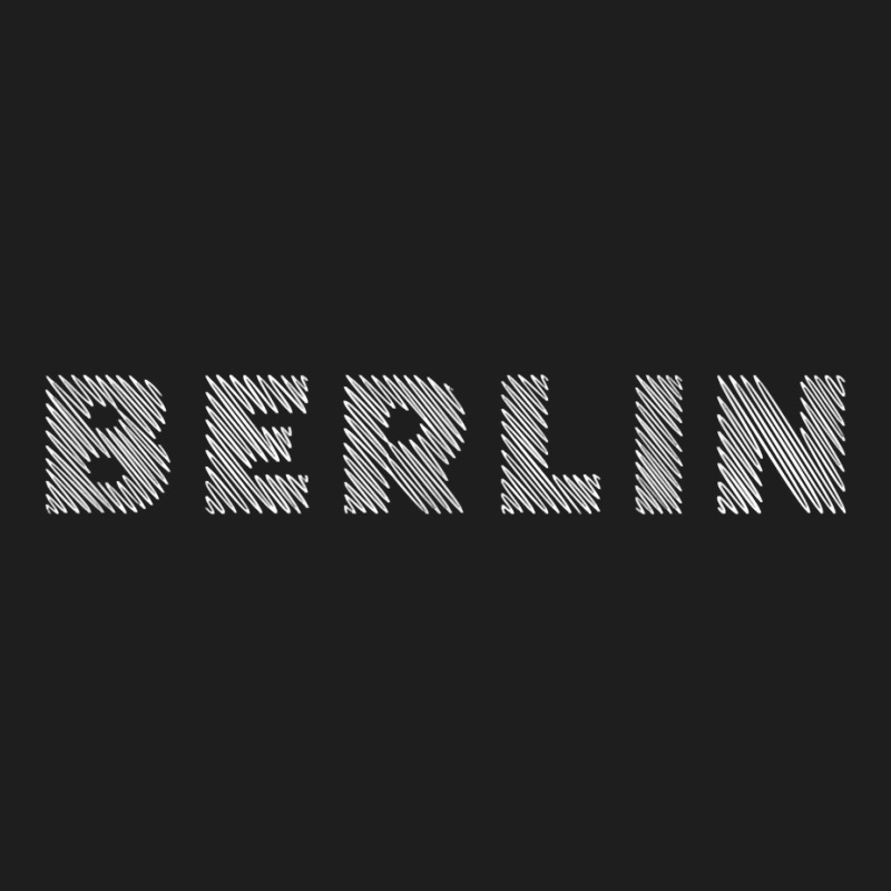 Berlin German Capital Shatch Font T Shirt Classic T-shirt | Artistshot