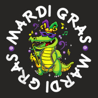 Funny Carnival Alligator Mardi Gras 2023 Parade Party Gifts T Shirt Ladies Fitted T-shirt | Artistshot