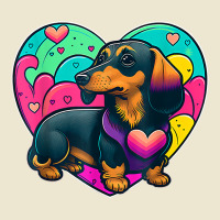 I Love My Dachshund Sausage Dog Valentines Weenie T Shirt Cropped Hoodie | Artistshot