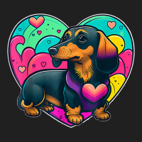 I Love My Dachshund Sausage Dog Valentines Weenie T Shirt Ladies Polo Shirt | Artistshot