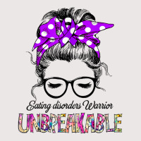 Eating Disorders Warrior Ribbon Unbreakable T Shirt Pocket T-shirt | Artistshot