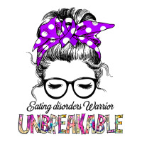 Eating Disorders Warrior Ribbon Unbreakable T Shirt Zipper Hoodie | Artistshot