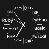 Programming Language Clock Computer Phyton Java Ruby C++ Pullover Hood Flannel Shirt | Artistshot