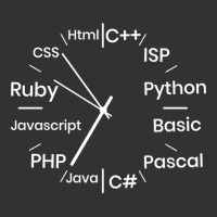 Programming Language Clock Computer Phyton Java Ruby C++ Pullover Hood Vintage Hoodie | Artistshot