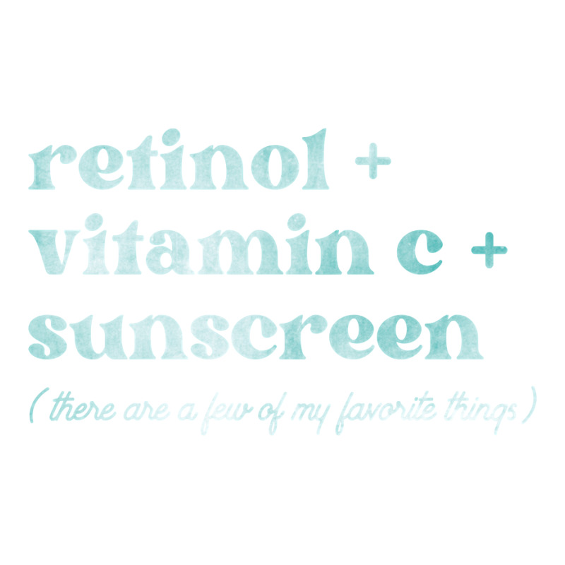 Retinol Vitamin C And Sunscreen Aesthetic Esthetician Nurse Pullover H Crop Top | Artistshot