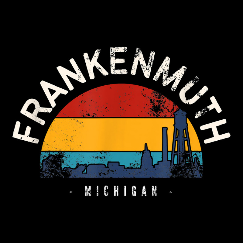 Retro Cityscape Frankenmuth Michigan T Shirt Graphic T-shirt | Artistshot