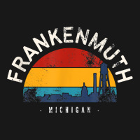 Retro Cityscape Frankenmuth Michigan T Shirt Flannel Shirt | Artistshot