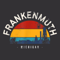 Retro Cityscape Frankenmuth Michigan T Shirt Vintage Hoodie And Short Set | Artistshot