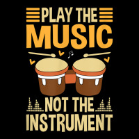 Play The Music Not The Instrument Music Lover Musician T Shirt Youth Jogger | Artistshot