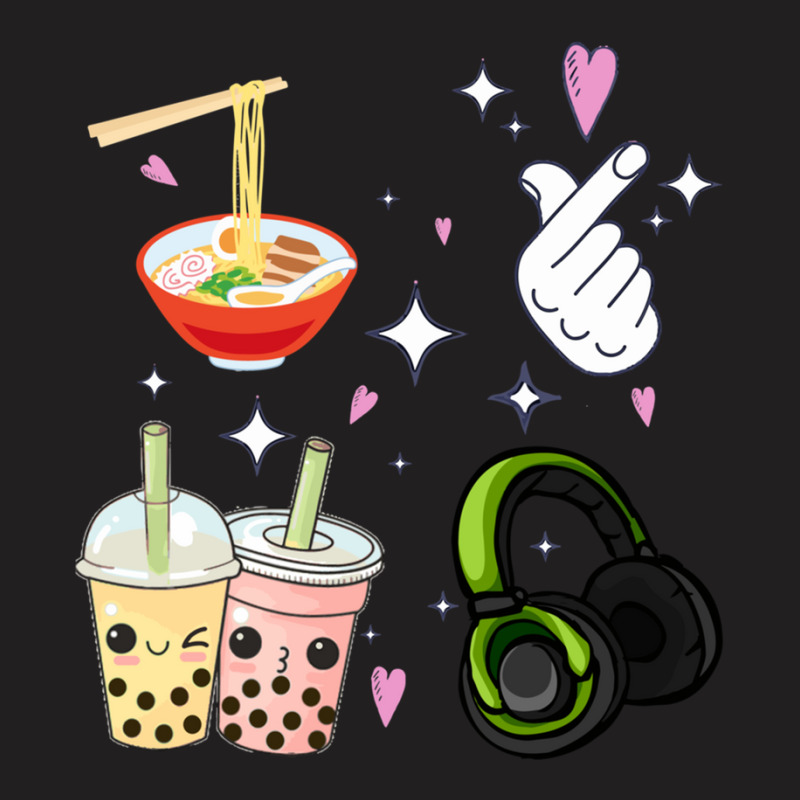 Cute Kawaii K Pop Ramen Boba Bubble Tea K Drama Lover T-shirt | Artistshot