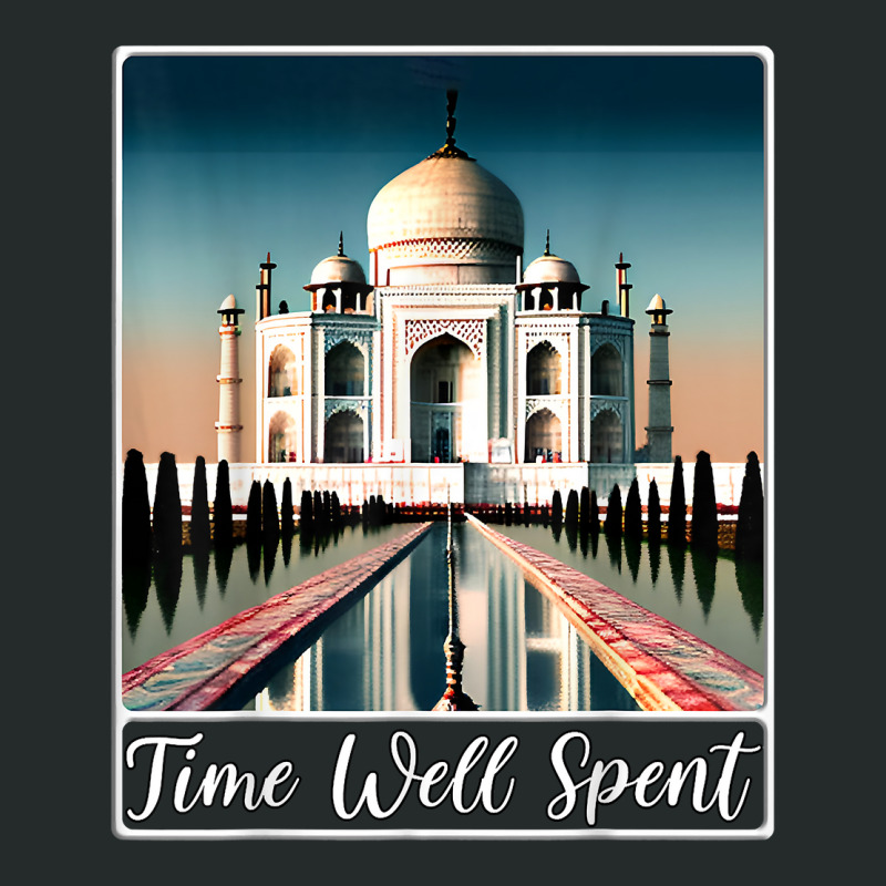 Taj Mahal Agra India Time Well Spent T Shirt Women's Triblend Scoop T-shirt by brict6eguo | Artistshot