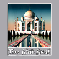 Taj Mahal Agra India Time Well Spent T Shirt Youth 3/4 Sleeve | Artistshot