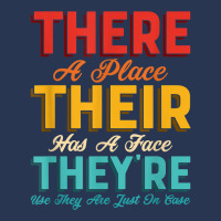 There A Place Their Has A Face Grammar Language T Shirt Ladies Denim Jacket | Artistshot