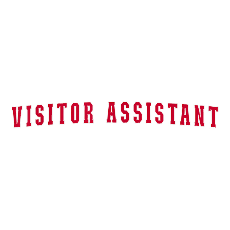 Visitor Assistant T Shirt V-neck Tee | Artistshot