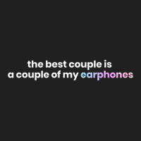 The Best Couple Is A Couple Of My Earphones Ladies Polo Shirt | Artistshot