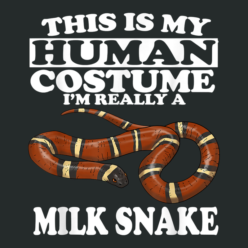 This Is My Human Costume I'm Really A Milk Snake T Shirt Women's Triblend Scoop T-shirt by kaykemyjoa | Artistshot