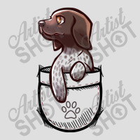 Pocket Cute German Shorthair Pointer Dog V-neck Tee | Artistshot