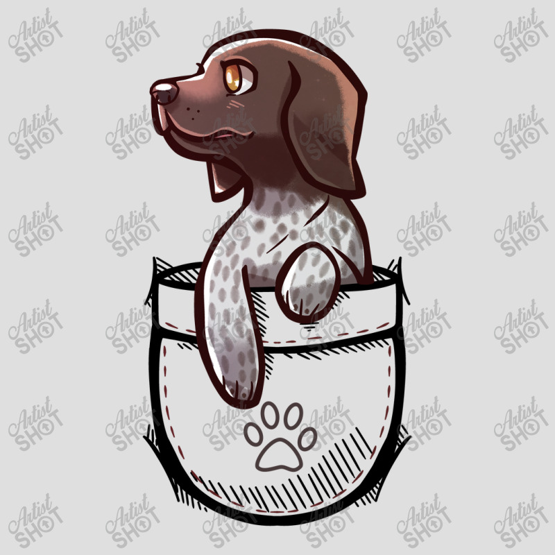 Pocket Cute German Shorthair Pointer Dog V-neck Tee | Artistshot