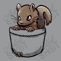 Pocket Cute Grey Squirrel Crewneck Sweatshirt | Artistshot