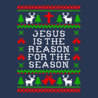 Jesus Is The Reason For The Season - Ugly Christmas Sweater Style Men Denim Jacket | Artistshot