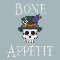 Vintage New Orleans Theme Voodoo Skull Fun Bone Appetit Pun T Shirt Unisex Sherpa-lined Denim Jacket | Artistshot