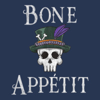 Vintage New Orleans Theme Voodoo Skull Fun Bone Appetit Pun T Shirt Men Denim Jacket | Artistshot