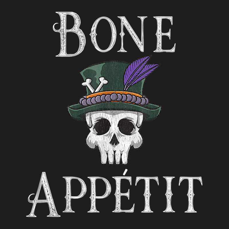 Vintage New Orleans Theme Voodoo Skull Fun Bone Appetit Pun T Shirt Classic T-shirt by kamrynshut8 | Artistshot