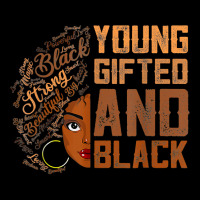 Young Gifted And Black History Month African Melanin Women T Shirt Lightweight Hoodie | Artistshot