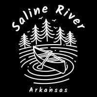 Saline River Arkansas T Shirt Cropped Hoodie | Artistshot