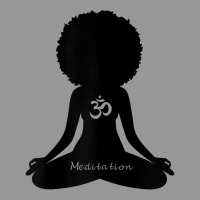 Womens Meditation Om Melanin Empowerment Yoga Meditation T Shirt Women's V-neck T-shirt | Artistshot