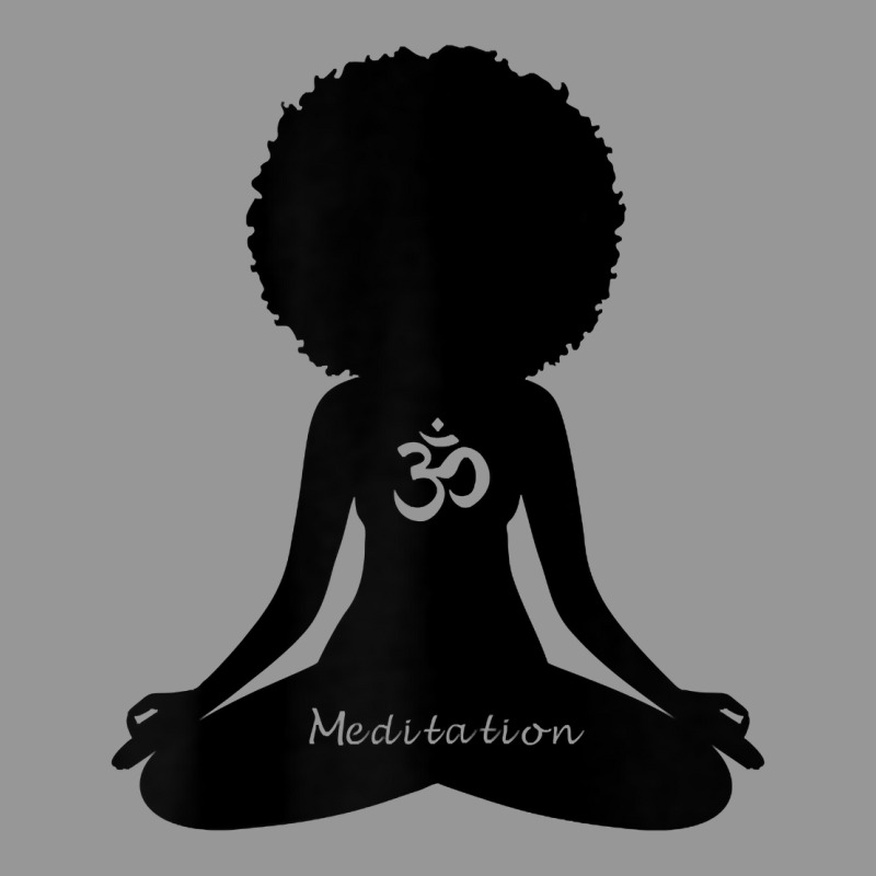 Womens Meditation Om Melanin Empowerment Yoga Meditation T Shirt Women's V-Neck T-Shirt by kamrynshut8 | Artistshot