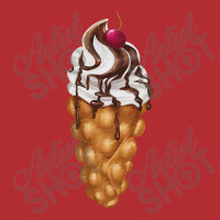 Bubble Waffle Ice Cream Ladies Fitted T-shirt | Artistshot