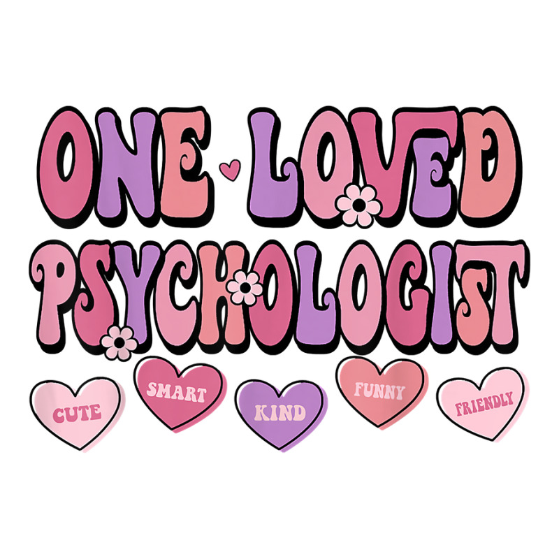 One Loved Psychologist Valentines Day School Psychology T Shirt Maternity Scoop Neck T-shirt by berkenby | Artistshot